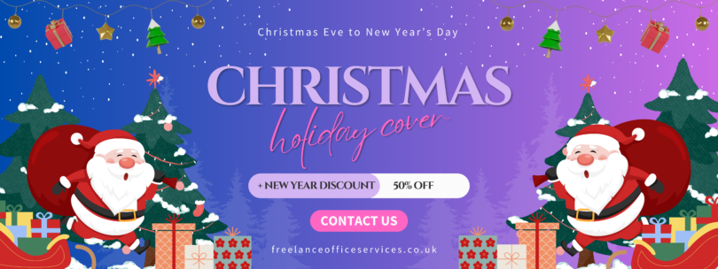 Christmas Holiday Cover Virtual Assistant